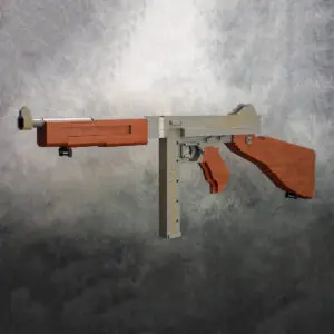 M1A1 Thompson, a LEGO Brick Replica Submachine Gun | Building Instructions by Cole Edmonson