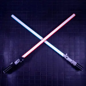 Custom LEGO Star Wars Darth Vader and Anakin Skywalker Lightsabers from Brick Replicas by Cole Edmonson